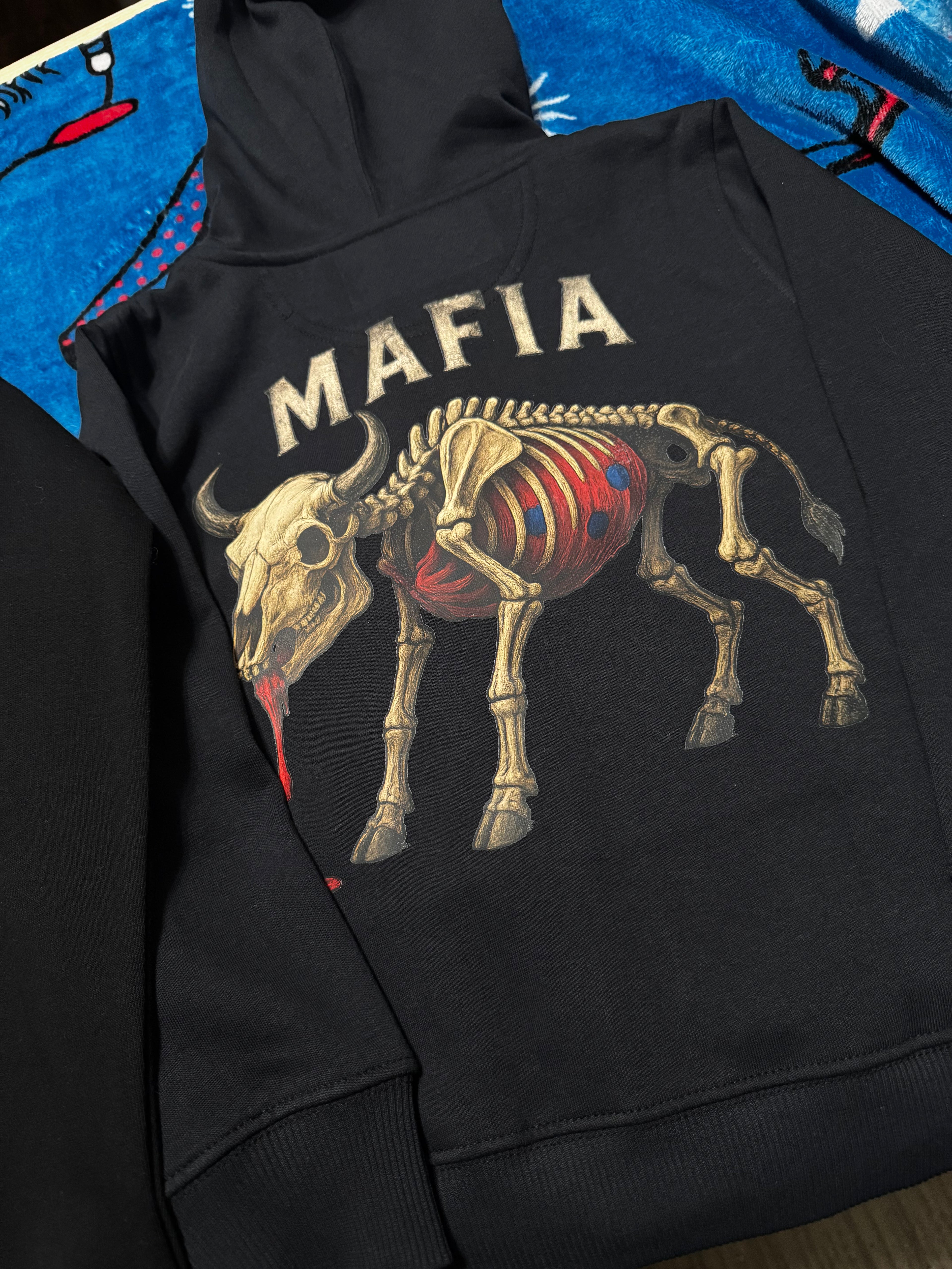OG Buffalo Skeleton Youth Pullover Hoodie